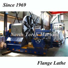 Metal Flange Lathe Easy Operation With PLC Control Long Working Life